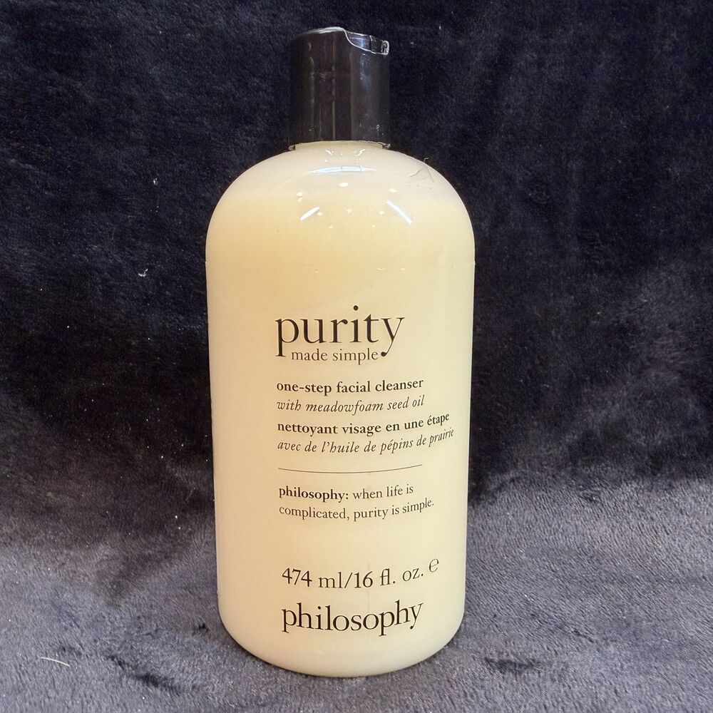 Philosophy Purity Made Simple One-Step Facial Cleanser 16 oz 474 mL NEW SEALED